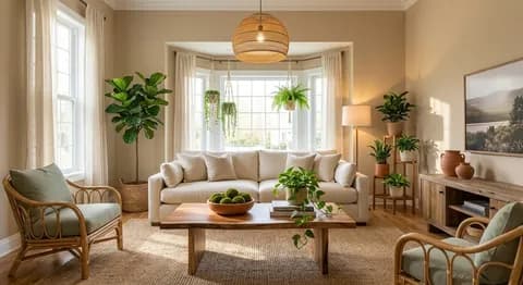 Biophilic staging style