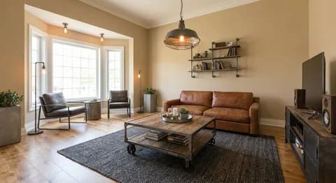 Industrial staging style