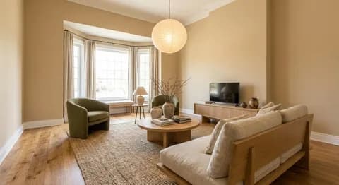 Japandi staging style
