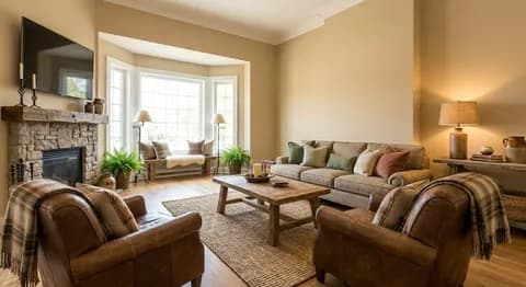 Rustic staging style