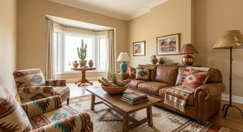 Southwestern staging style